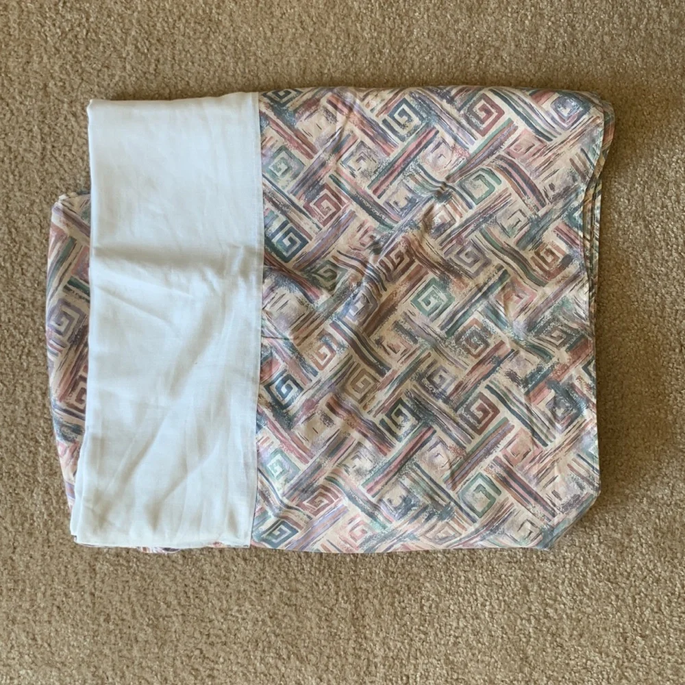 Pillow shams, bed skirt and window valance - 80’s vintage - Picture 2 of 8